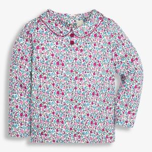 NWT Jojo Maman Bébe floral Peter Pan top, 18-24 months